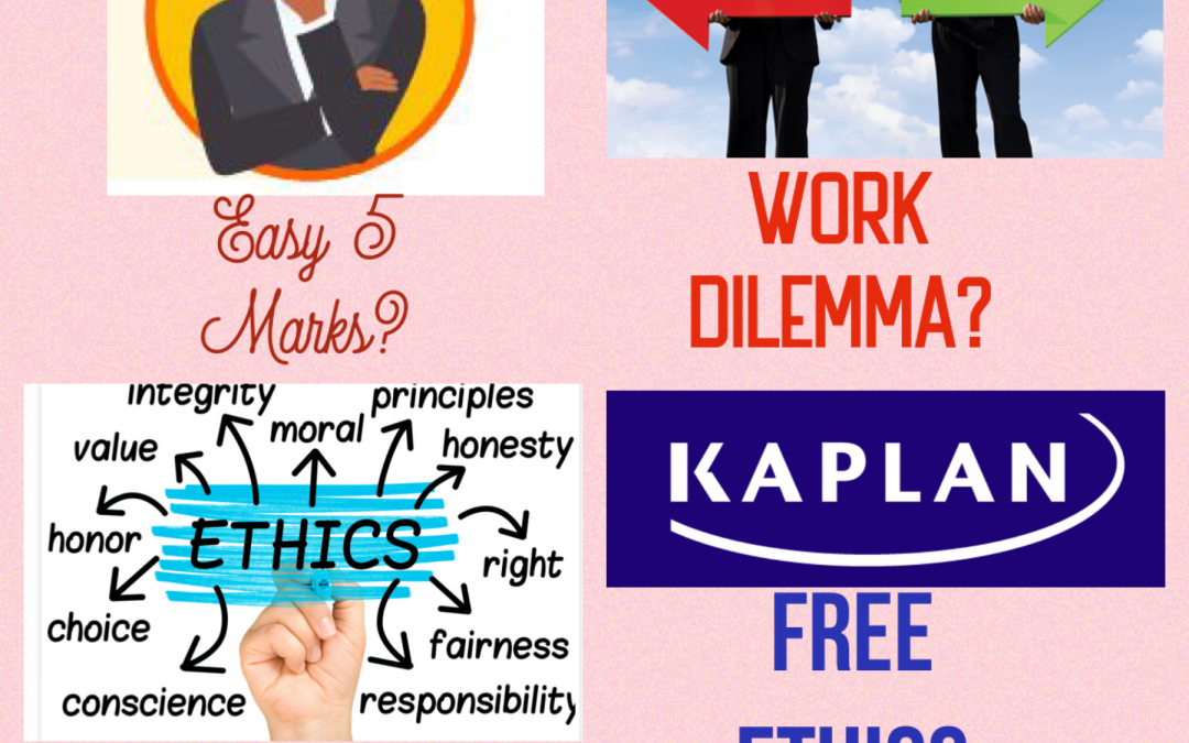 Ethics Masterclass From Kaplan !