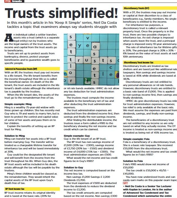 Want To Understand Trusts ?